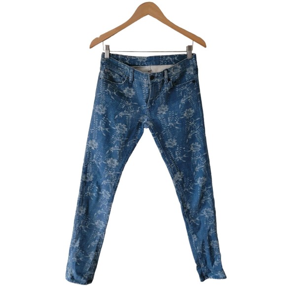 Denim & Supply Skinny Jeans Ralph Lauren Patterned Floral  Size 28/32‎ - Picture 1 of 5